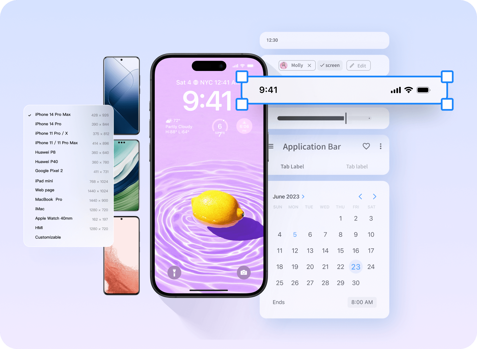 Page Design in Axure Free Edition